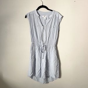Light Blue Zipper Down Dress (M)